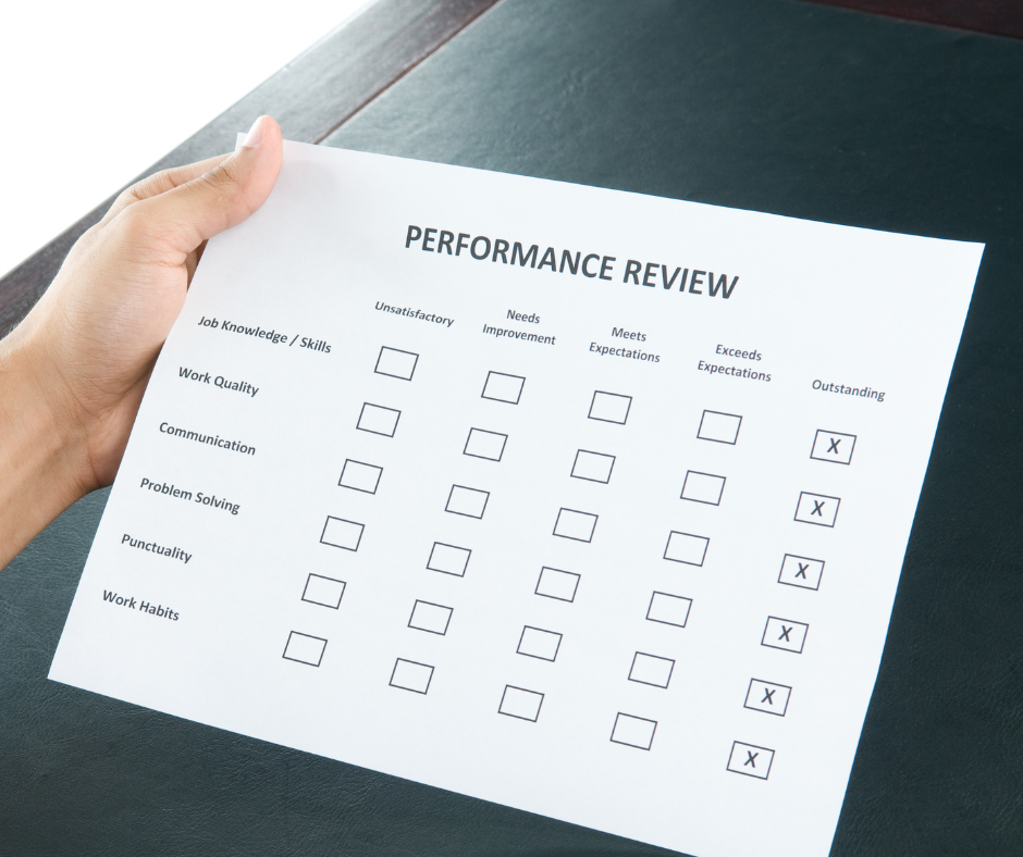 restaurant employee performance review template