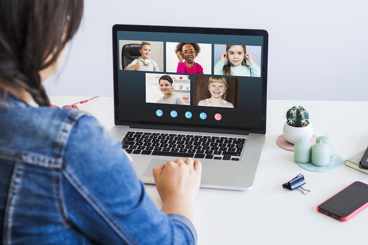 video calls to engage remote staff