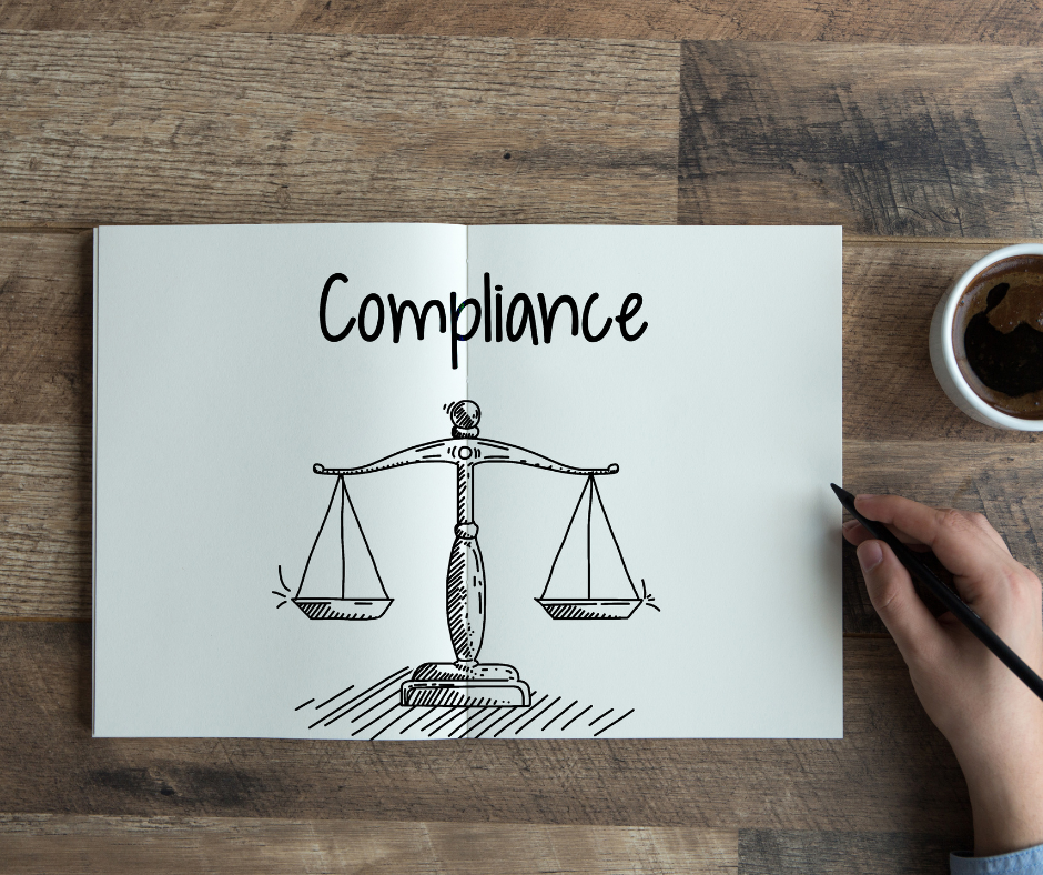 Legal compliance and accountability concept illustration